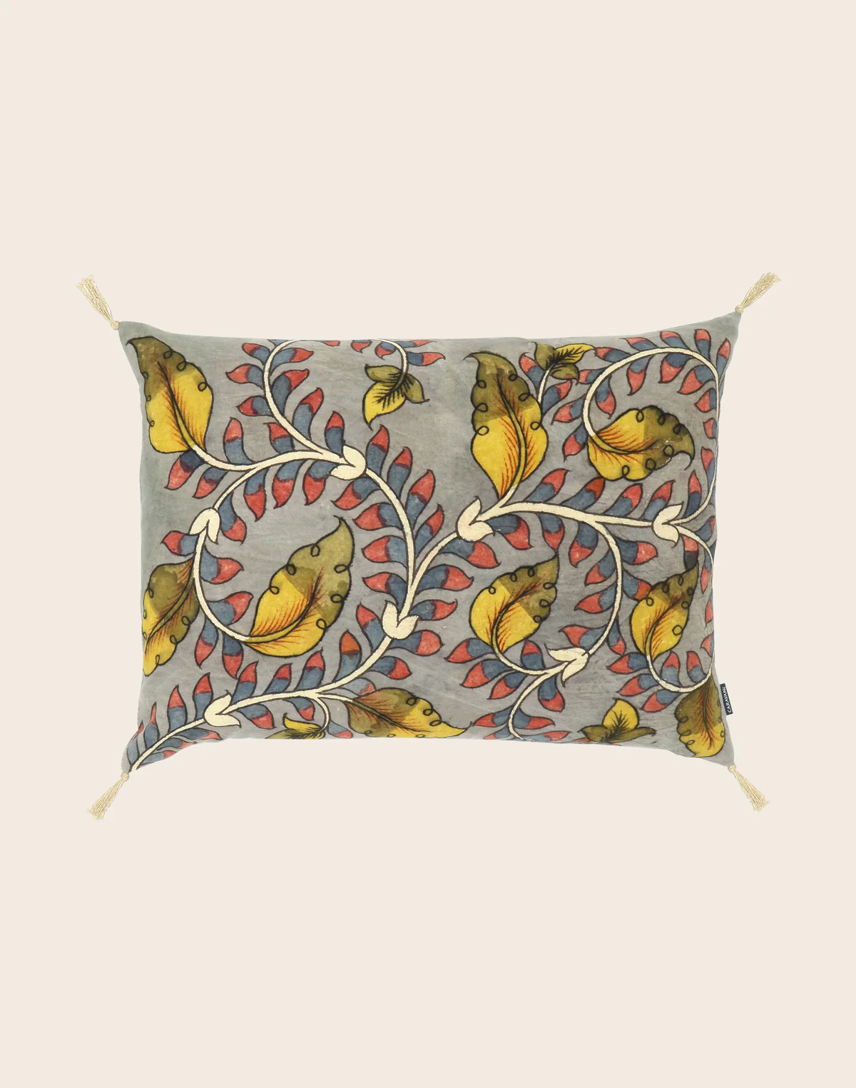 Housse de coussin Kalamkari